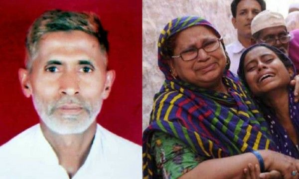 दादरी, उत्तर प्रदेश के अख़लाक़ को गौ-मांस रखने के शक पर मार दिया गया. 