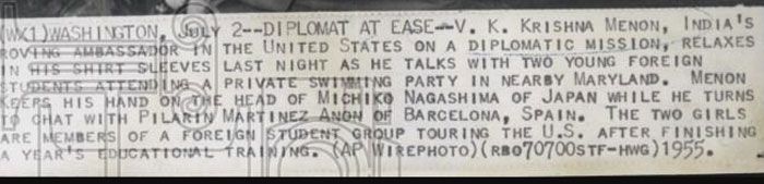 ये ऑरिजनल फोटो के साथ दिए गए कैप्शन का स्क्रीनशॉट है (फोटो: हिस्टॉरिक इमेजेस आउटलेट)