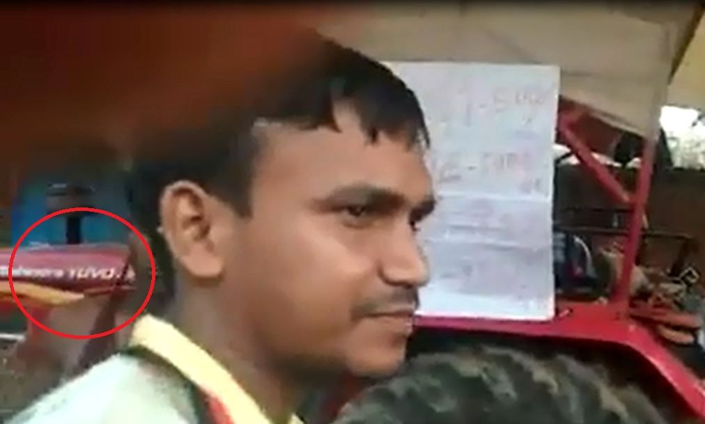 वीडियो में नज़र आ रहा ट्रैक्टर भारत में बनता है, म्यांमार में नहीं. 
