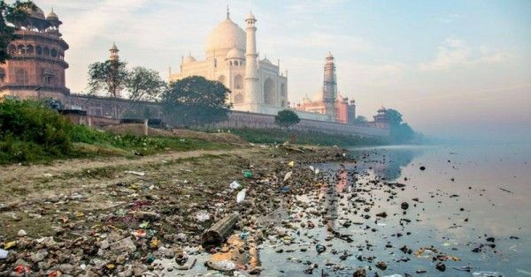 यमुना की हालत आगरा में बहुत खराब है.