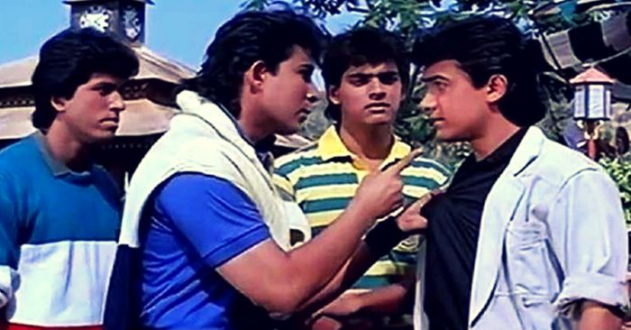फिल्म 'जो जीता ही सिकंदर' के एक सीन में आमिर खान और दीपक तिजोरी. इस फिल्म का एक बड़ा हिस्सा दोबारा शूट करना पड़ा क्योंकि हीरोइन और साइड हीरो ने बीच में ही फिल्म छोड़ दी थी.