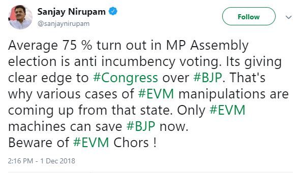 EVM cong