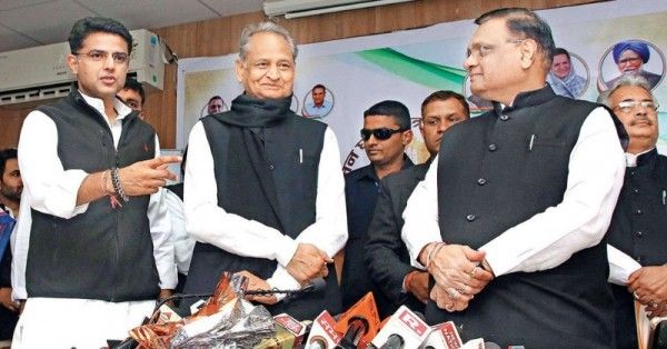 सचिन पायलट और अशोक गहलोत