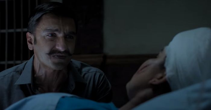 अपनी मुंहबोली बहन को मरते देखते रणवीर सिंह का किरदार सिंबा.