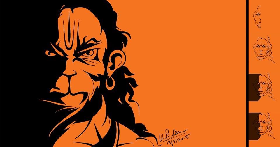 कारों के शीशे में चिपकने के लिए बने हनुमान