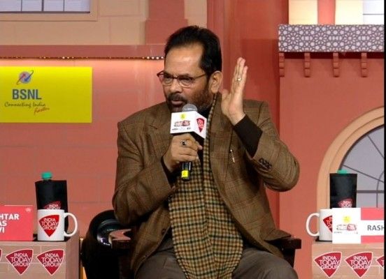 मुख्तार अब्बास नकवी. 