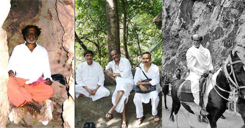 हिमालय यात्राओं के दौरान रजनी.