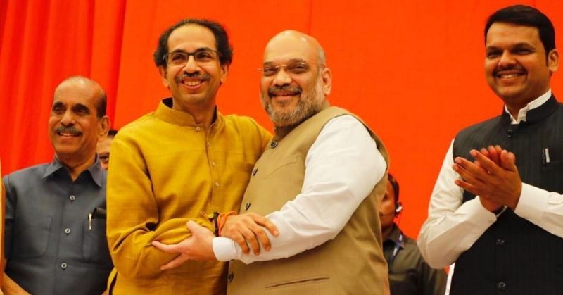 उद्धव ठाकरे और अमित शाह. फाइल फोटो