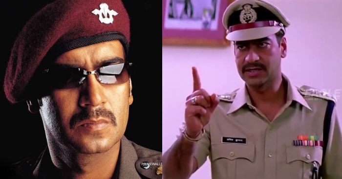 फिल्म 'जमीन' और 'गंगाजल' के किरदारों में अजय देवगन.