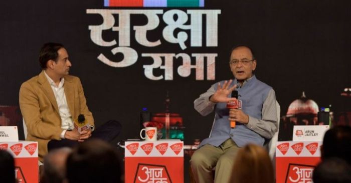 आजतक की सुरक्षा सभा में अरुण जेटली खुलकर बोले