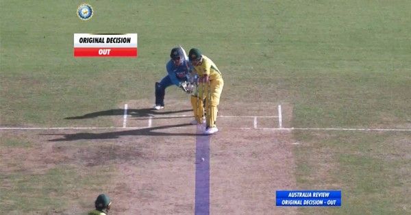 aron finch india vs australia Ranchi ODI 3