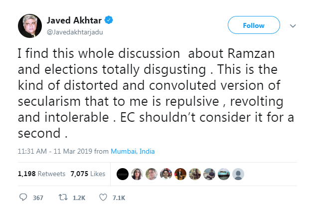 जावेद अख्तर अपनी बेबाक बातों के लिए मशहूर - या बदनाम, जो चाहे कह लीजिए - हैं.