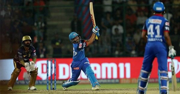 prithvi shaw DC vs KKR IPL 2019