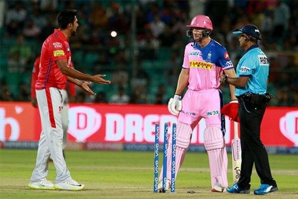 Ashwin Buttler Mankading Run out IPL 2019 KXIP vs RR