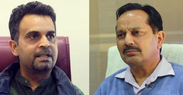 डॉ. पंकज शर्मा और डॉ. डीआर सेहगल (फोटो- रजत सैन | दी लल्लनटॉप)