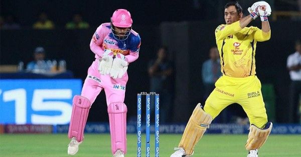 MS Dhoni batting vs Rajasthan CSK vs RR IPL 2019