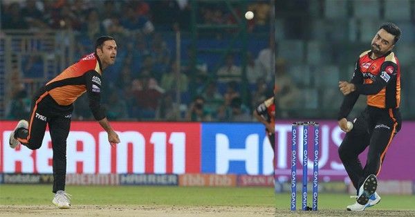 Mohammad Nabi Rashid Khan IPL 2019 DC vs SRH