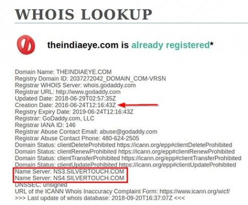 The india eye lookup