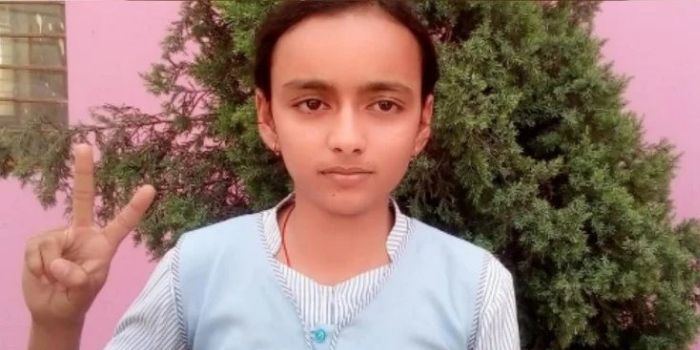 यूपी इंटरमीडिएट टॉप करने वाली बड़ौत की तनु.