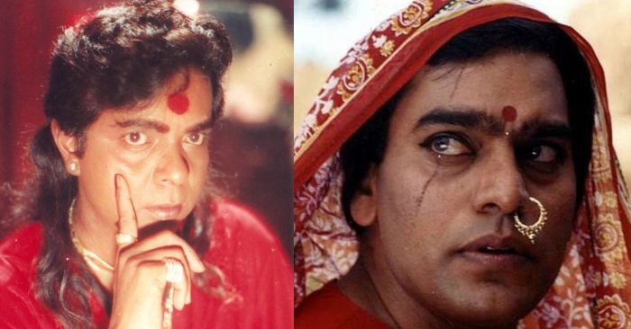 फिल्म 'सड़क' में महारानी के किरदार में सदाशिव अमरापुर और 'संघर्ष' के लज्जा शंकर पांडे के किरदार में आशुतोष राणा.