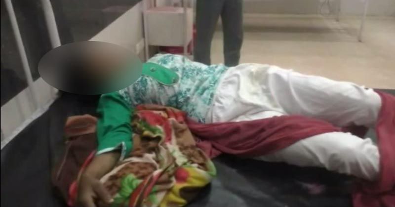 हॉस्पिटल में भर्ती रेप पीड़िता