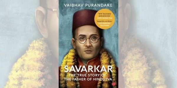 सावरकर पर वैभव पुरंदरे की किताब का कवर