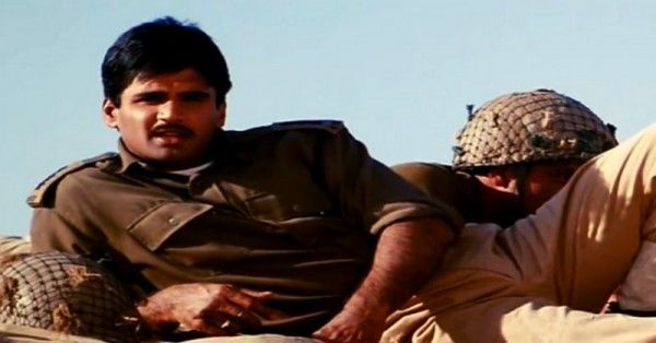 फिल्म बॉर्डर का वो सीन जिसमें सुनील शेट्टी ये डायलॉग बोल रहे हैं.