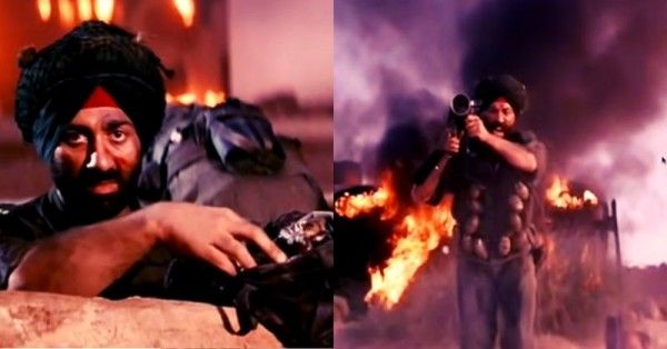 बॉर्डर फिल्म का वो सीन. 