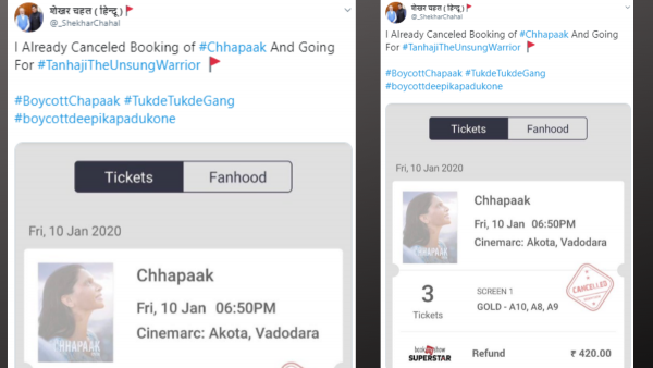 Chhapaak Ticket 1