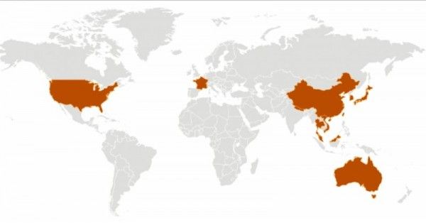 चाइना से निकलकर इन देशों में फैल चुका है कोरोनावायरस. (सोर्स - CDC)
