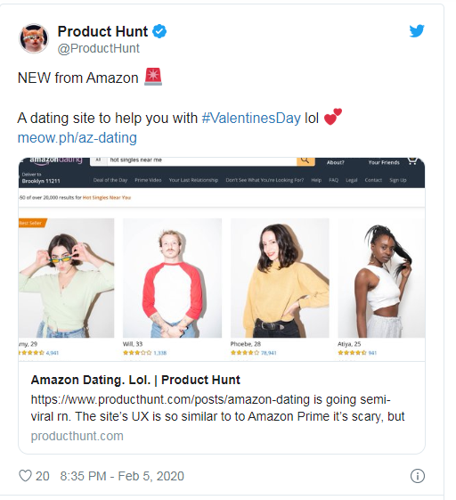 वैलेंटाइन डे से ठीक पहले इस वेबसाइट को देखकर लोग बावले हो गए. किसी को कुछ समझ नहीं आ रहा था कि ये है क्या (वेब साइट का स्क्रीन ग्रैब)