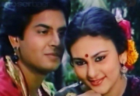 'विक्रम और बेताल' सीरियल के सीन में सुनील लहरी और दीपिका चिखलिया (सोर्स: सुनील लहरी इंस्टाग्राम) 8. Sunil Lahri With Deepika In Other Tv Serial Before Ramayan