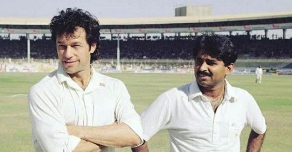 इमरान खान और जावेद मियांदाद. फोटो: Javed Miandad FB Imran Javed