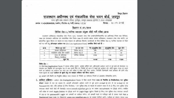 अप्रैल 2018 में जारी की गई पहली नोटिफिकेशन