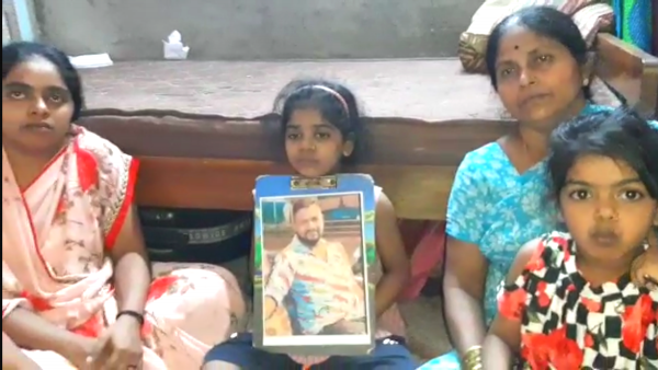 पालघर मॉब लिंचिंग में जिस ड्राइवर की मौत हुई, उनके परिवार वाले. फोटो क्रेडिट- सौरभ वक्तानिया Palghar Driver Family