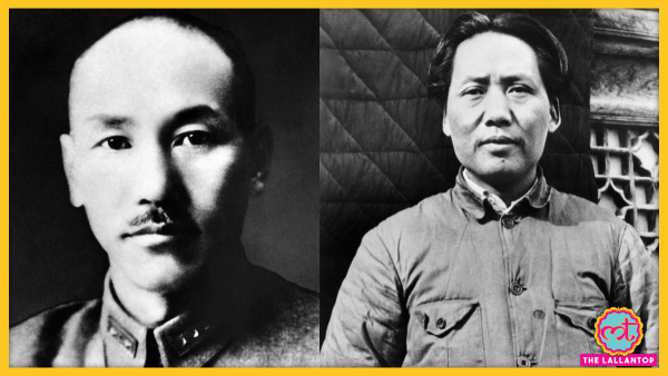 चयांग काई शेक और माओ त्से-तुंग (फोटो: एएफपी) Chiang Kai Shek And Mao Zedong