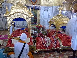 तख्त हज़ूर साहिब सचखंड के अंदर का हिस्सा. फोटो: विकीमीडिया