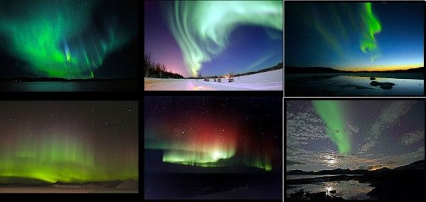 Aurora Borealis And Australis Poster