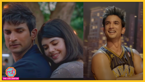 'दिल बेचारा' में सुशांत और संजना सांघी. (फोटो- वीडियो स्क्रीनशॉट)