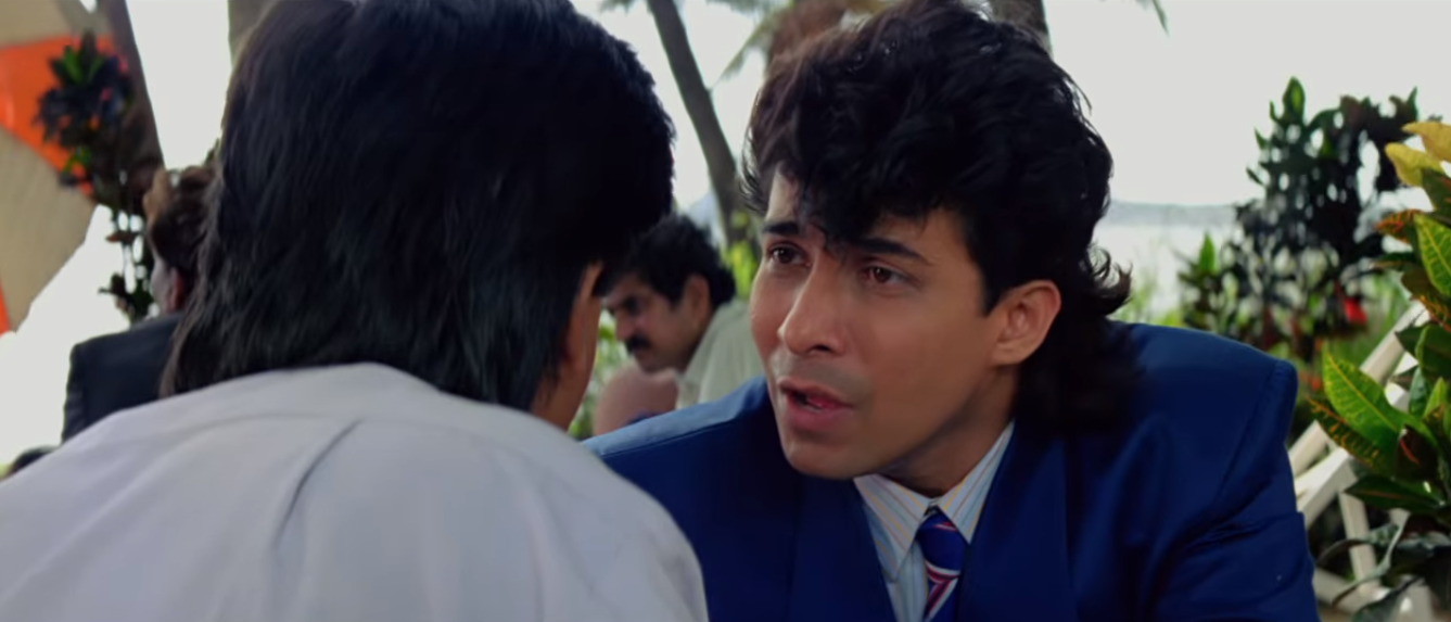 फिल्म कभी हां कभी ना के एक सीन में शाहरुख खान और दीपक तिजोरी. फिल्म कभी हां कभी ना के एक सीन में शाहरुख खान और दीपक तिजोरी.