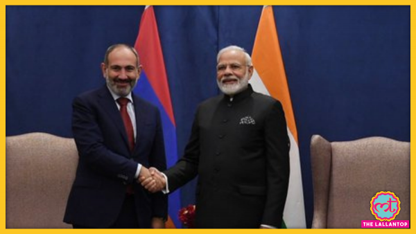 Narenndra Modi With Nikol Pashinyan