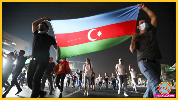 Pro War Rally Baku Azerbaijan