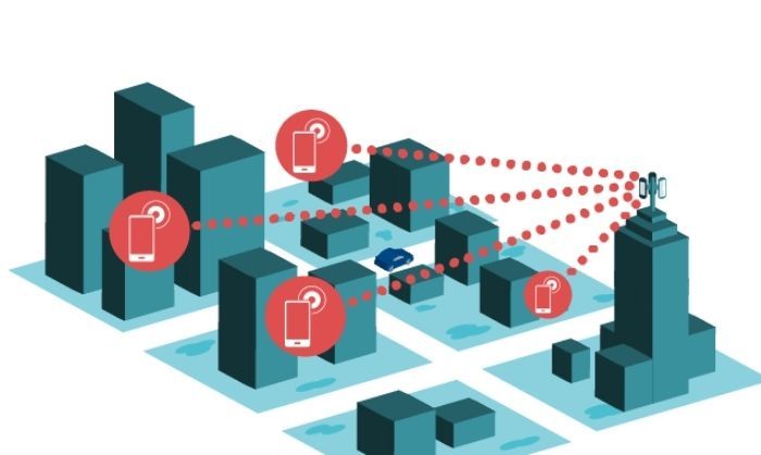 मैसिव मीमो का ग्राफ़िकल रेप्रेज़ेंटेशन. (तस्वीर: Qualcomm)