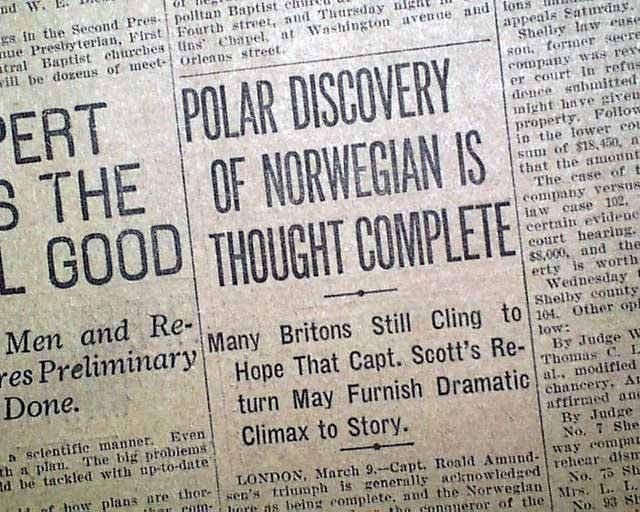 एमंडसन की साउथ पोल की यात्रा. 