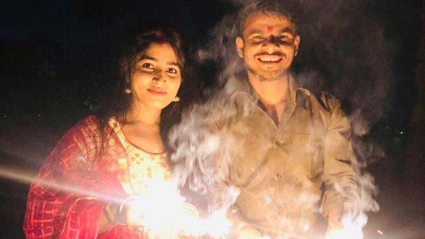 प्रीति के साथ अंकित. Chandauli (2)