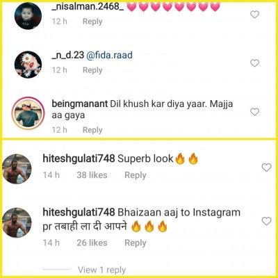 पूरे कमेंट सेक्शन में लगभग ऐसे ही कमेंट्स हैं. फोटो - इंस्टाग्राम पूरे कमेंट सेक्शन में लगभग ऐसे ही कमेंट्स हैं. फोटो - इंस्टाग्राम