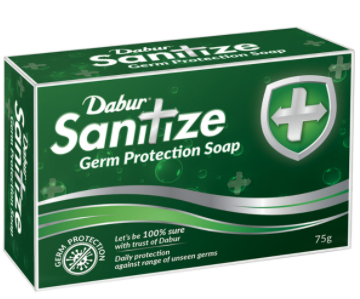 डाबर सैनिटाइज़ साबुन. डाबर सैनिटाइज़ साबुन.
