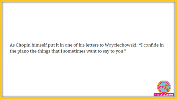 I Confide In The Piano The Things That I Sometimes Want To Say To You