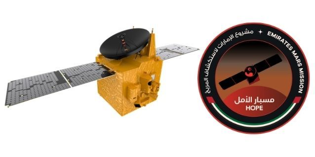 संयुक्त अरब अमीरात का ऑर्बिटर और मिशन लोगो. (विकिमीडिया)