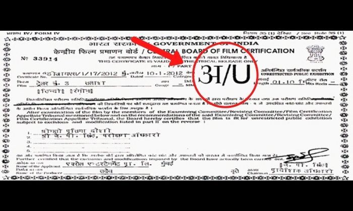 भारत में सेंसर बोर्ड एक S तरीक़े का भी सर्टिफिकेट देता है.